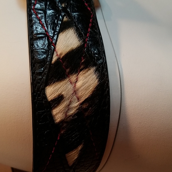 VTG 1990s genuine leather with pony hair - Picture 3 of 3